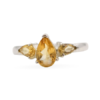 Citrine _Imber_ Sterling Silver Ring - Crystal Dreams
