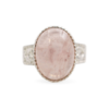 Rose Quartz _Finesse_ Sterling Silver Ring - Crystal Dreams