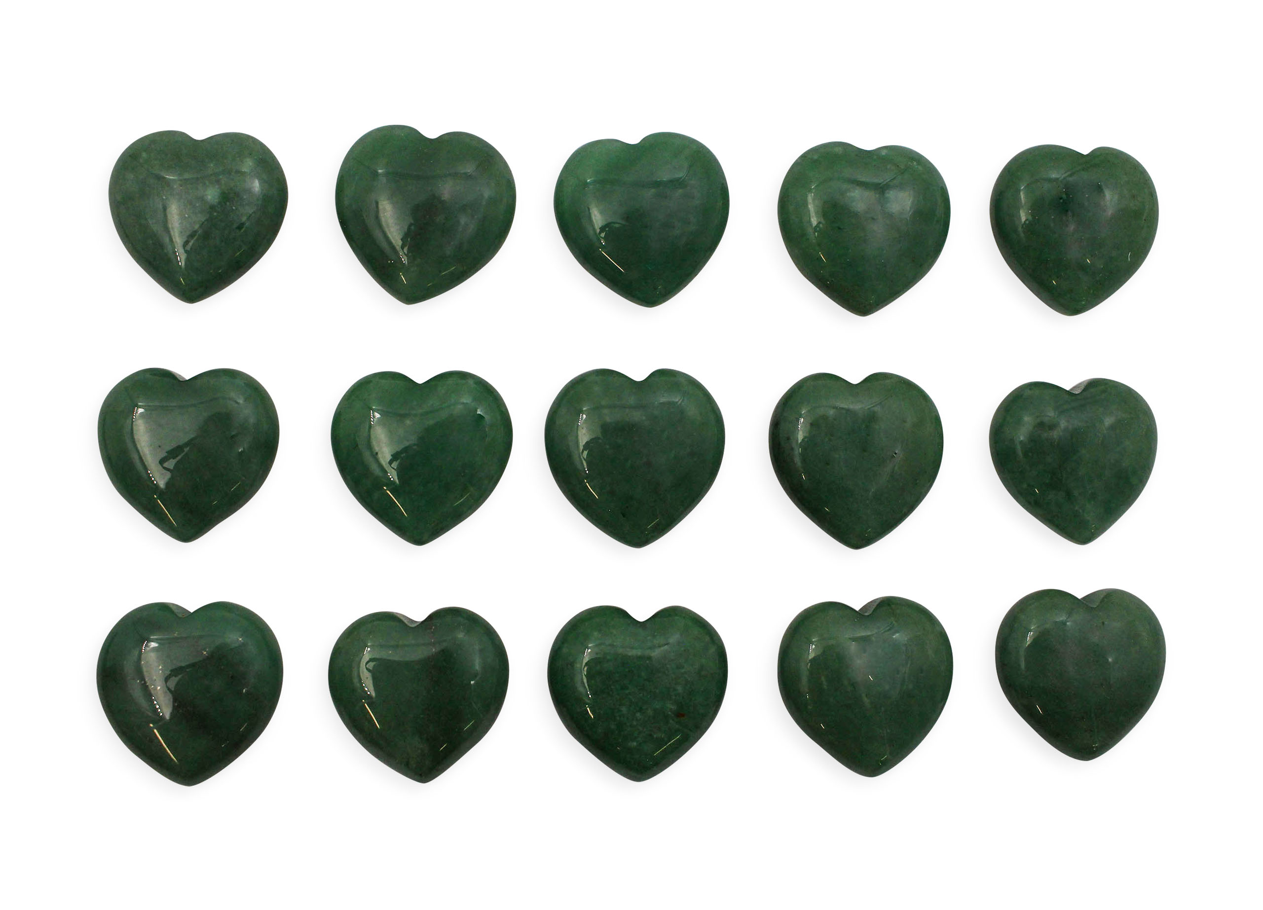 Green Aventurine Heart _ Coeur Verte (S) - Crystal Dreams