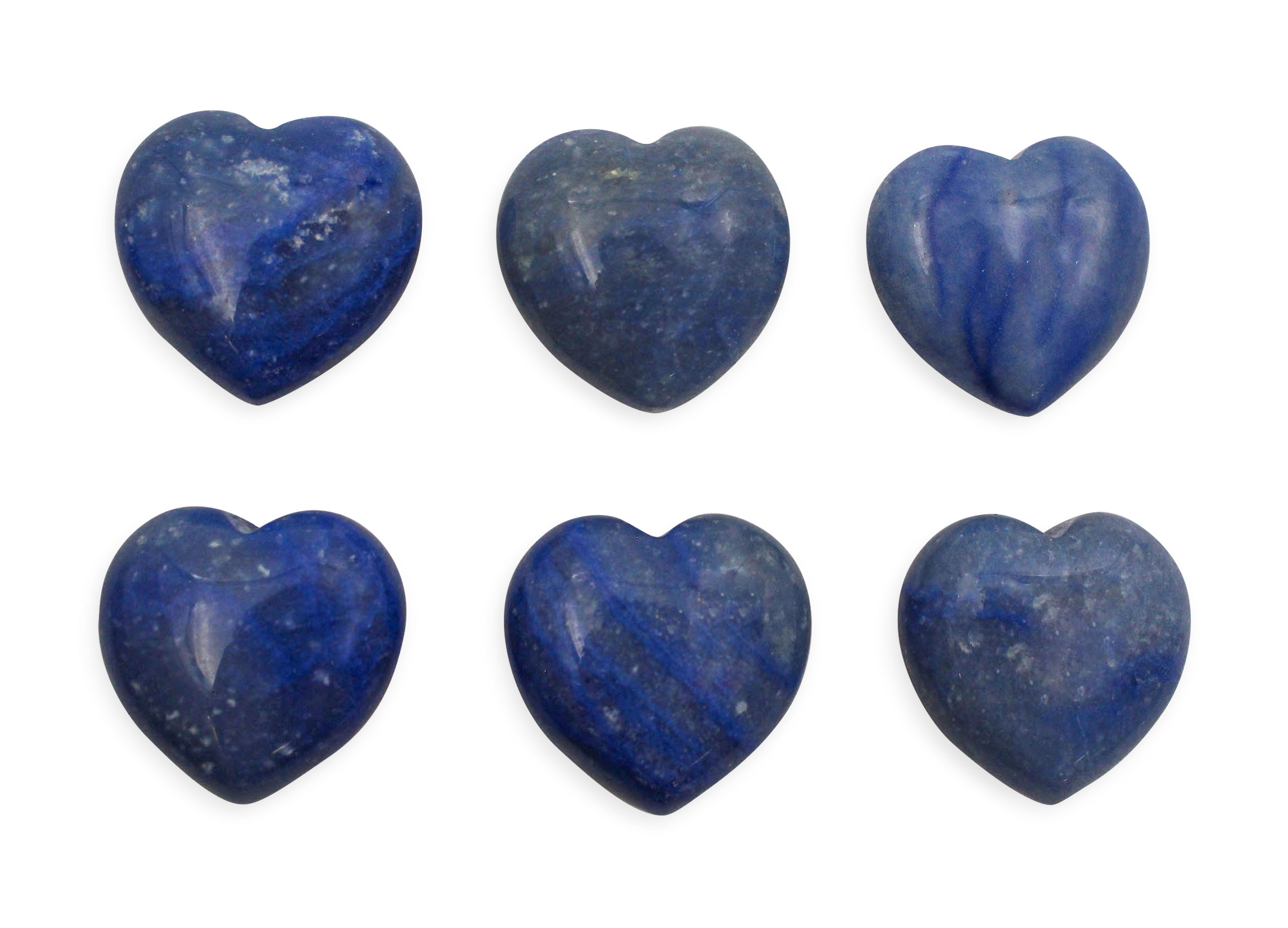 Blue Aventurine Heart _ Coeur bleue (S) - Crystal Dreams