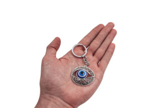 Evil Eye Round Keychain