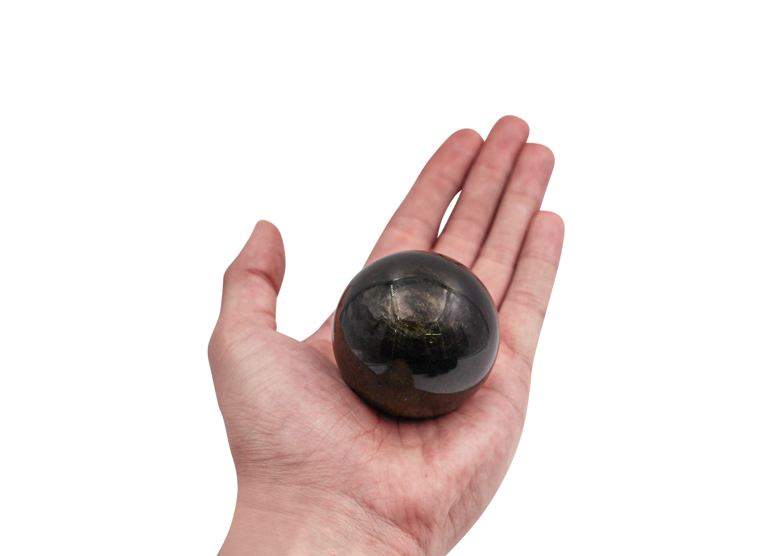 Golden Obsidian - Sphere boule 40-60 mm (M-XL) - Crystal Dreams