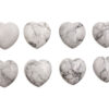Howlite Heart _ Coeur (S) - Crystal Dreams