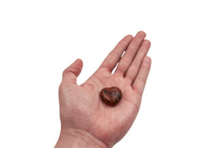 Mahogany Obsidian Heart (S)