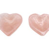 Rose Quartz Heart Bowls - Crystal Dreams