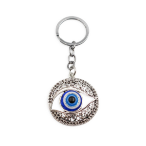 Evil Eye Round Keychain