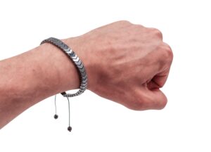 Adjustable Hematite Polished Bracelet