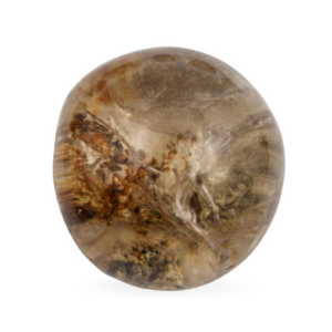 Lentille en quartz avec inclusions (quartz shaman)