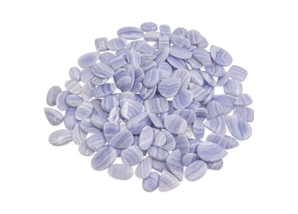 Blue Lace Agate Cabochon - Crystal Dreams