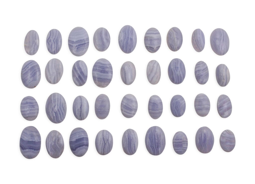 Blue Lace Agate Cabochon - Crystal Dreams