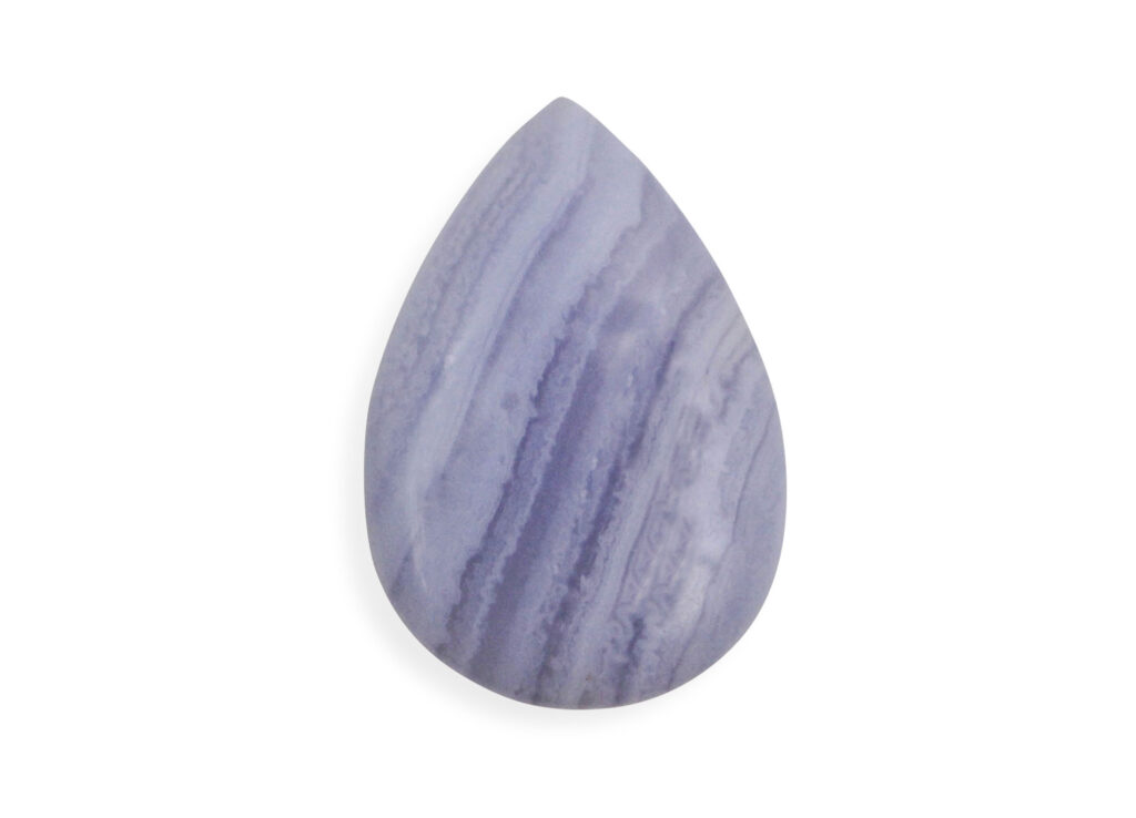 Blue Lace Agate Cabochon - Crystal Dreams