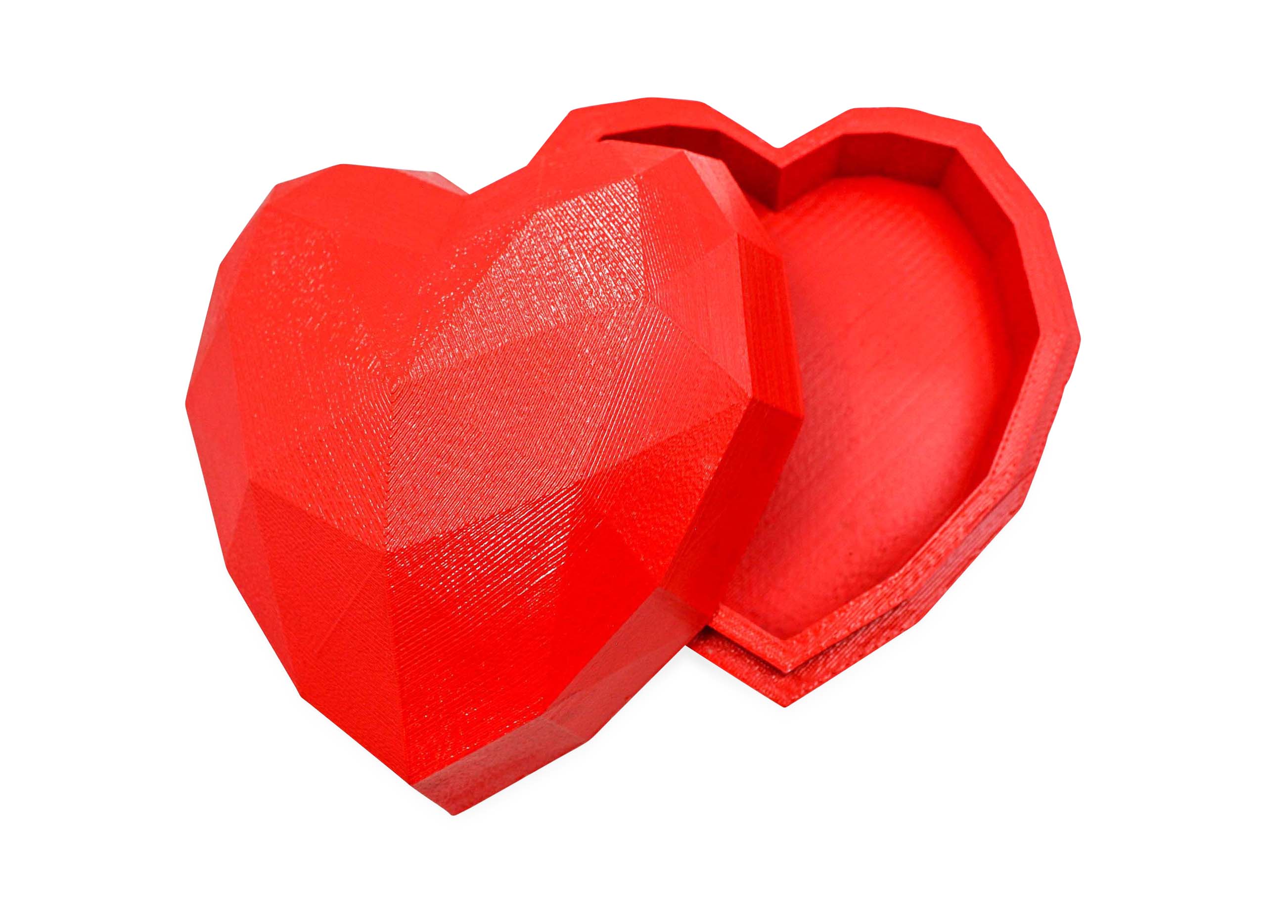 Large Red Heart Box - Crystal Dreams