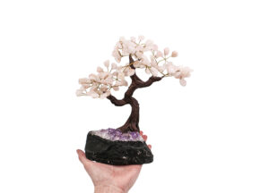 Rose Quartz Bonsai Tree (L)