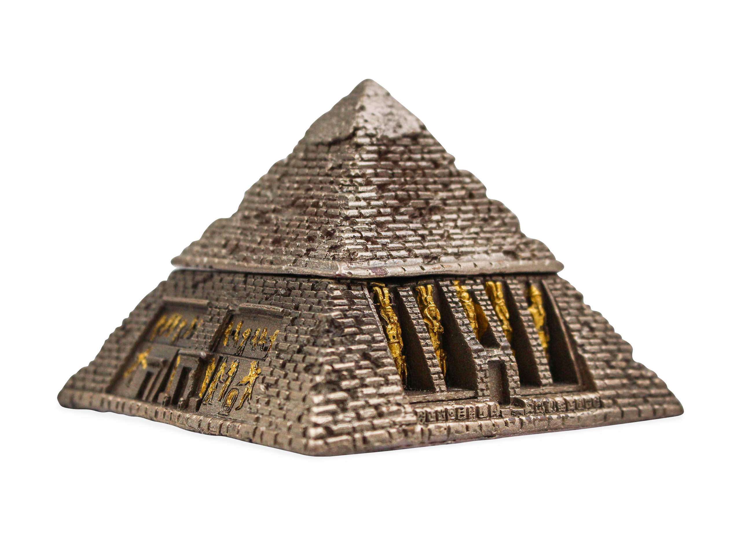 Bronze Pyramid Trinket Box - Crystal Dreams