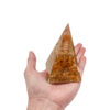 Nubian Citrine Orgone Pyramid - Crystal Dreams