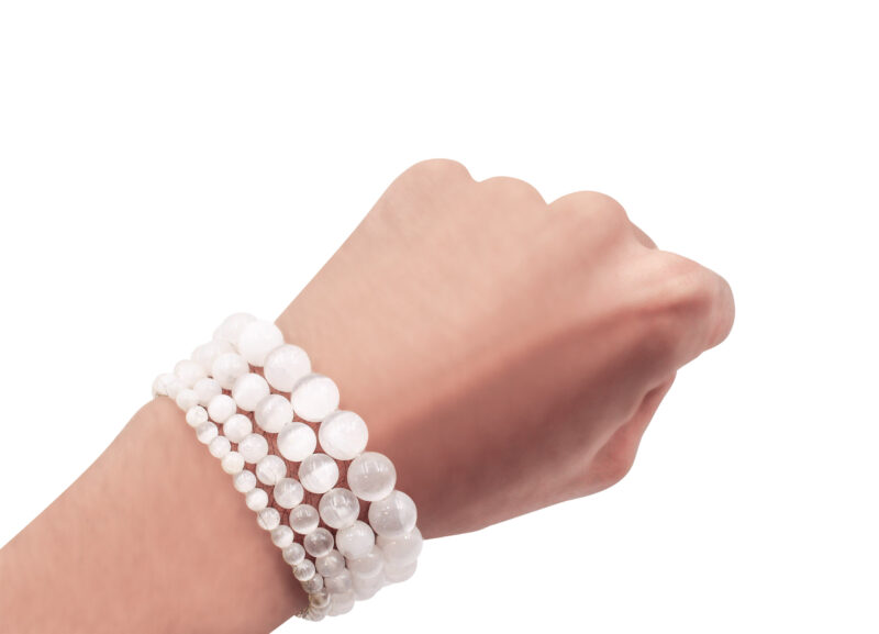 Selenite Bracelet (4mm, 6mm, 8mm or 10mm)