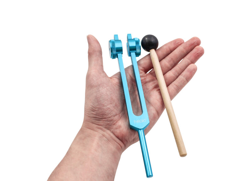 Light Blue Tuning Fork for Throat Chakra