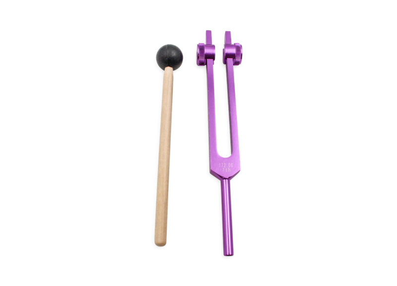 Purple Tuning Fork for Crown Chakra