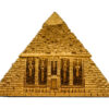 Small Golden Egyptian Pyramid Trinket Box - Crystal Dreams