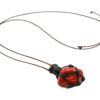 Jasper Red - Wrapped Polished Net Necklaces - Crystal Dreams
