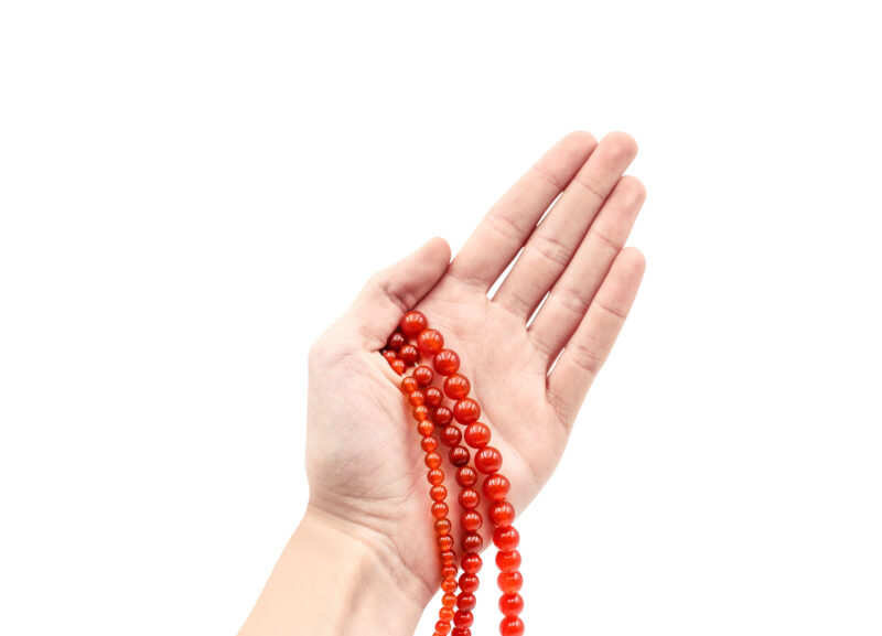 Carnelian Beads (6 mm, 8 mm or 10 mm)