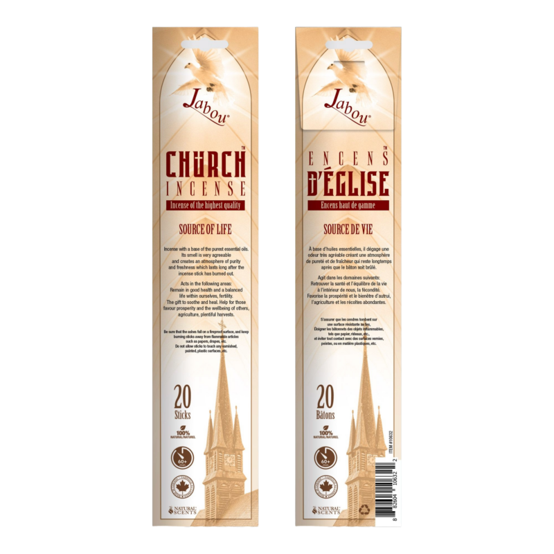 Church Jabou Source Of Life Incense - Crystal Dreams