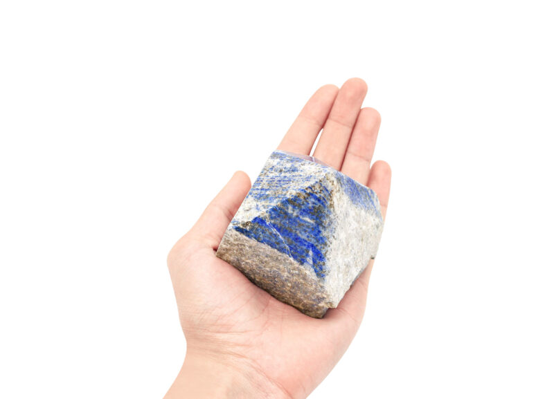 Lapis Lazuli Rough with Polished Point