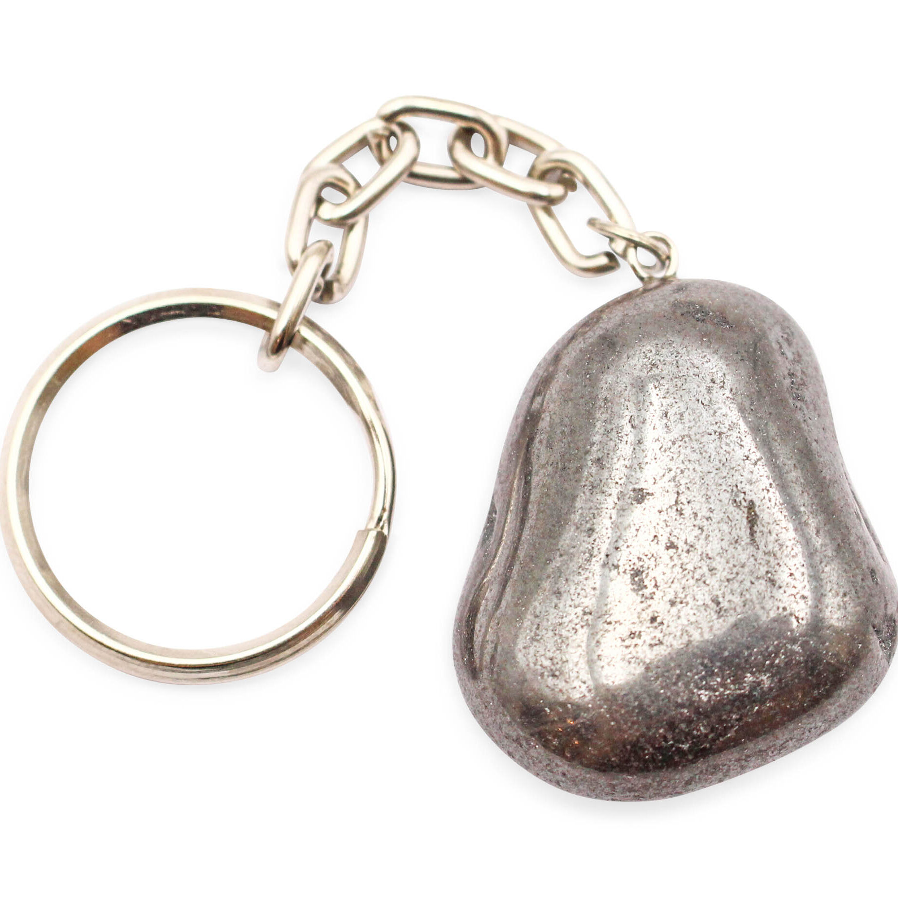 Porte Clés En Pierre Naturelle Hexagonale - AUTREMENT - 12 CHATIERE