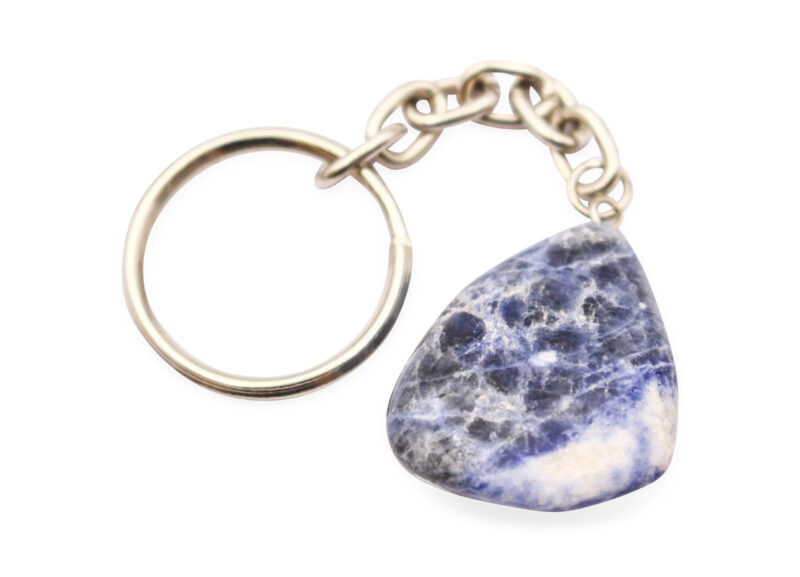 Sodalite Tumbled Keychain-Crystal Dreams