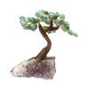 Green Aventurine Bonsai Crystal Tree w/ rough druze base (M) - Crystal Dreams