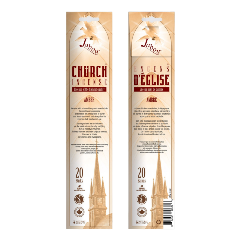 Church Jabou Amber Incense - Crystal Dreams