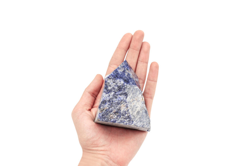 Sodalite Rough with Polished Point