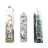 Moss Agate Polished Prism- Crystal Dreams