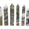 Moss Agate Polished Prism- Crystal Dreams