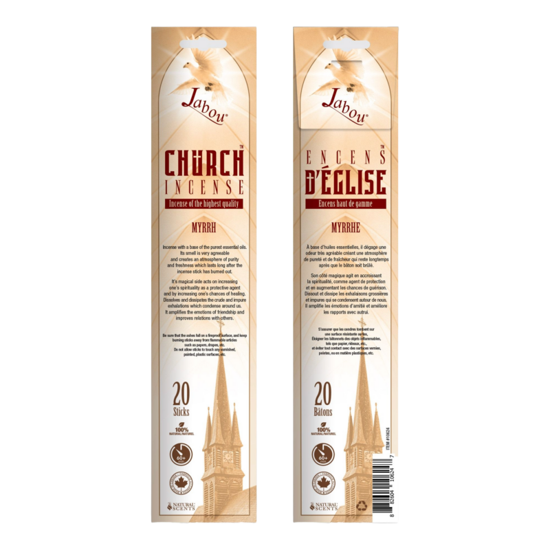 Church Jabou Myrrh Incense - Crystal Dreams