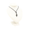 Obsidian Cross Necklace - Crystal Dreams