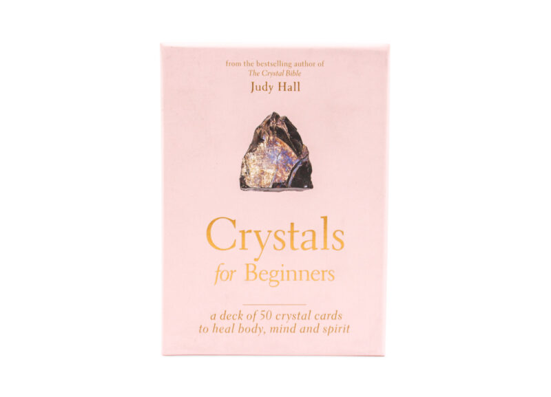 Cartes oracles “Crystals For Beginners” (version anglaise seulement)