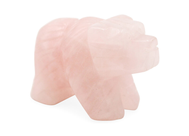 Rose Quartz Bear - Crystal Dreams