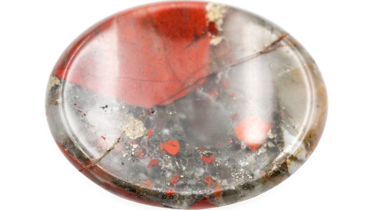 Bloodstone Worry Stone Crystal Dreams World