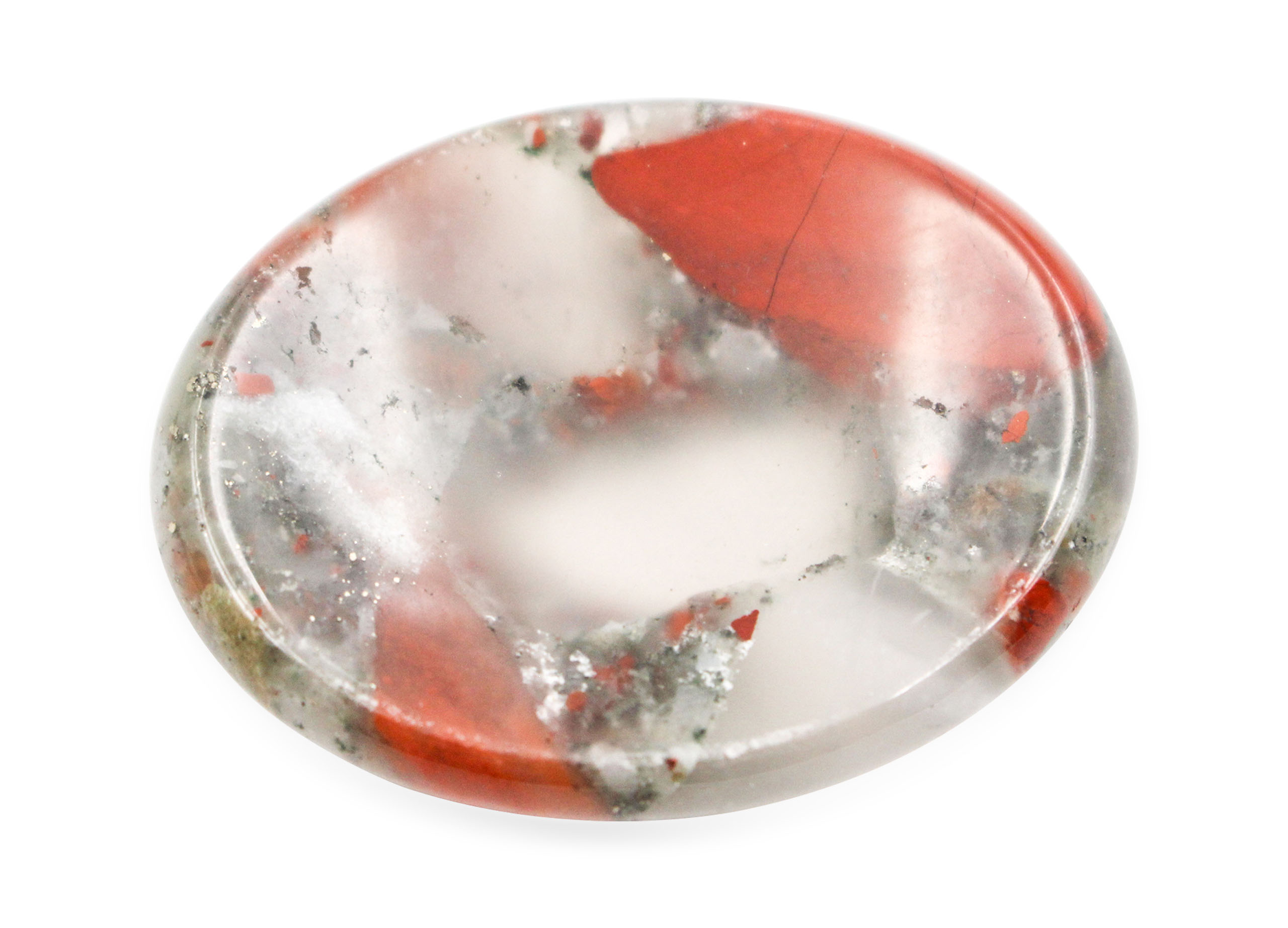 Bloodstone Worry Stone - Crystal Dreams