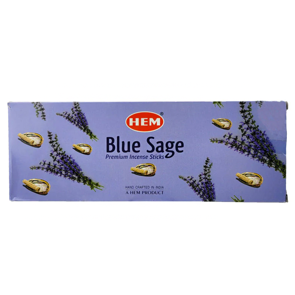 Hem Hexa Blue Sage Incense- Crystal Dreams