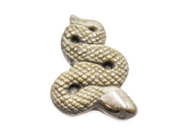 Golden Obsidian Snake - Crystal Dreams