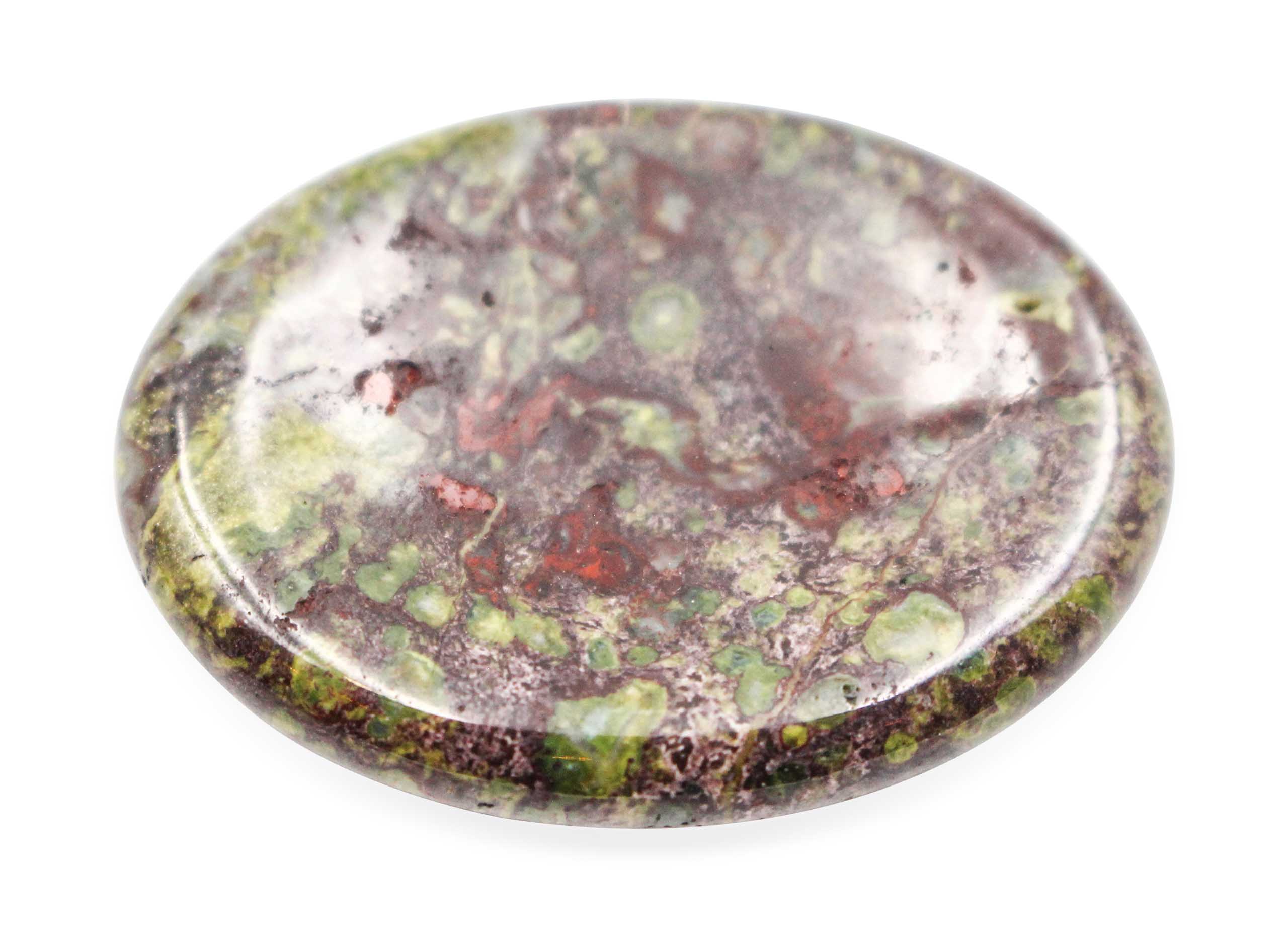 Dragon Bloodstone Worry Stone - Crystal Dreams