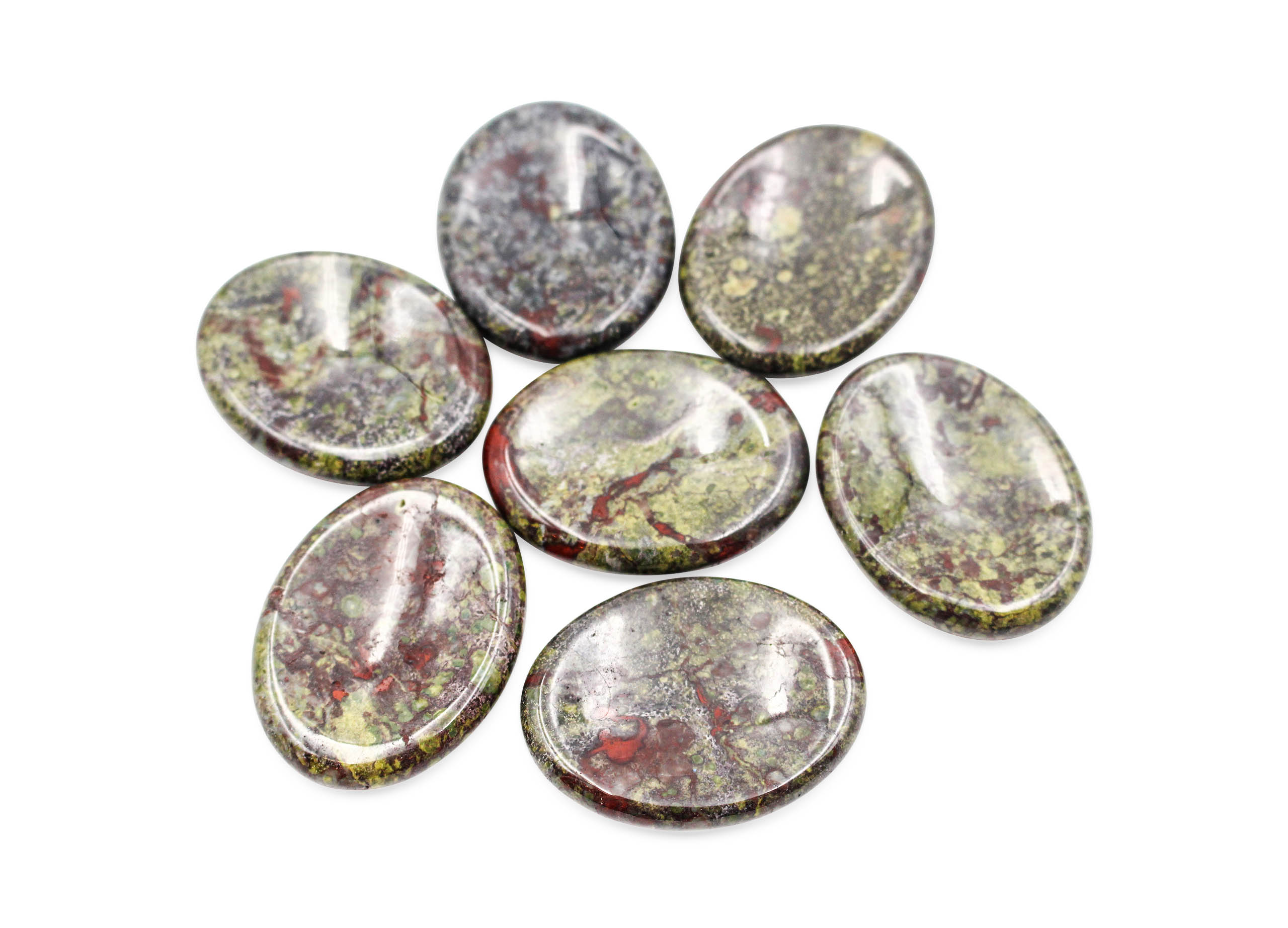 Dragon Bloodstone Worry Stone - Crystal Dreams