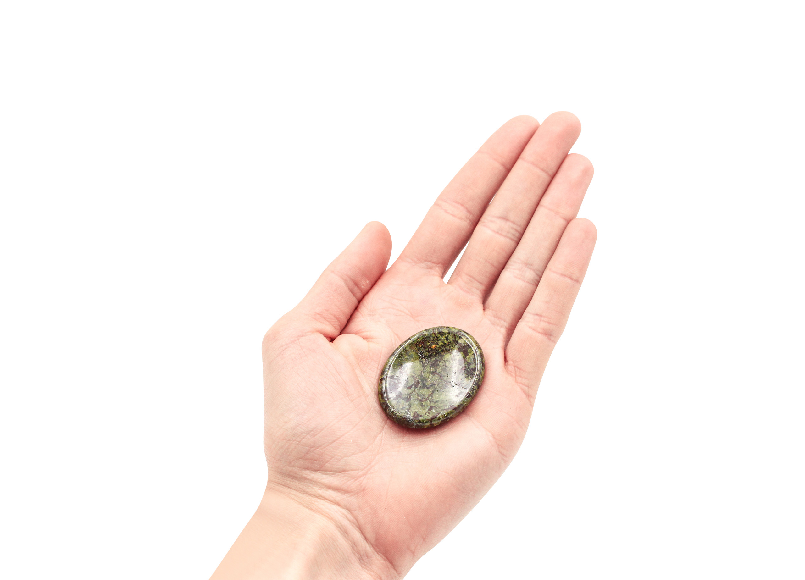 Dragon Bloodstone Worry Stone - Crystal Dreams
