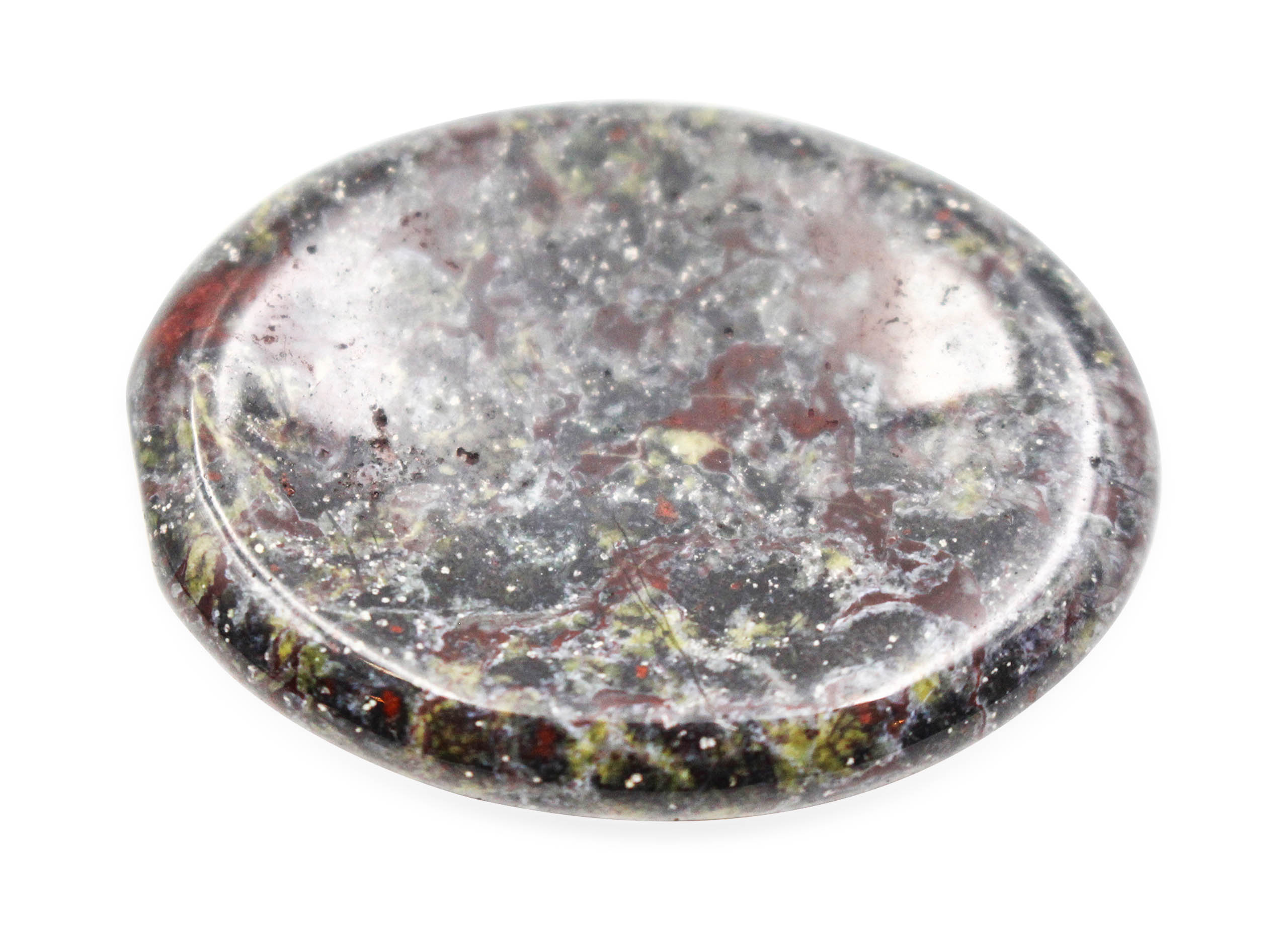 Dragon Bloodstone Worry Stone - Crystal Dreams