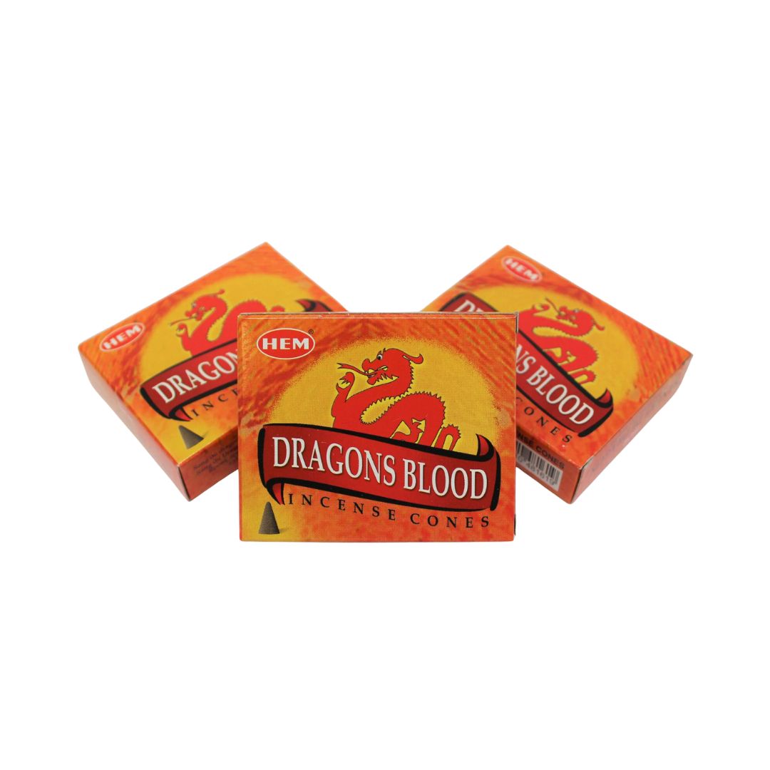 HEM Incense Cones Dragon's Blood - Crystal Dreams