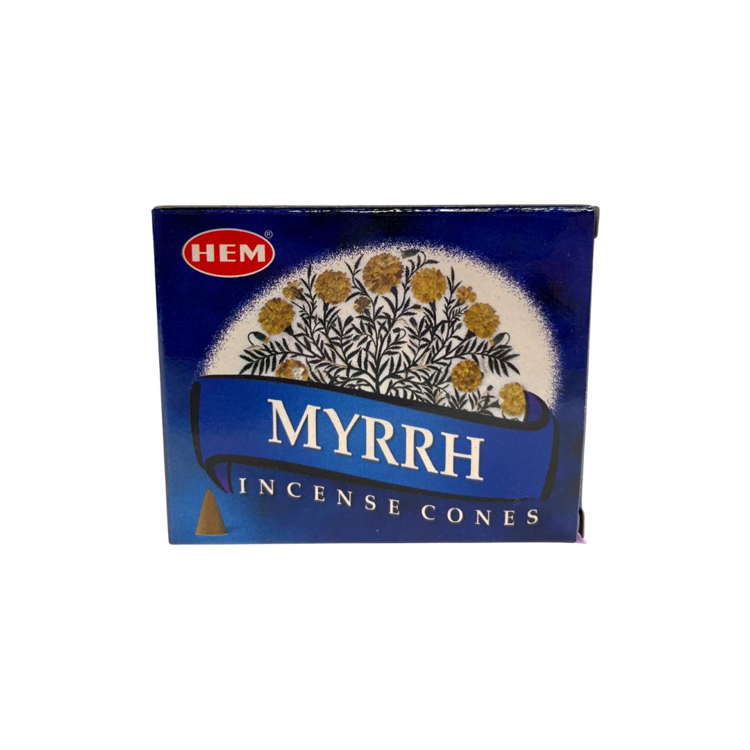 HEM Myrrh Incense Cone - Crystal Dreams