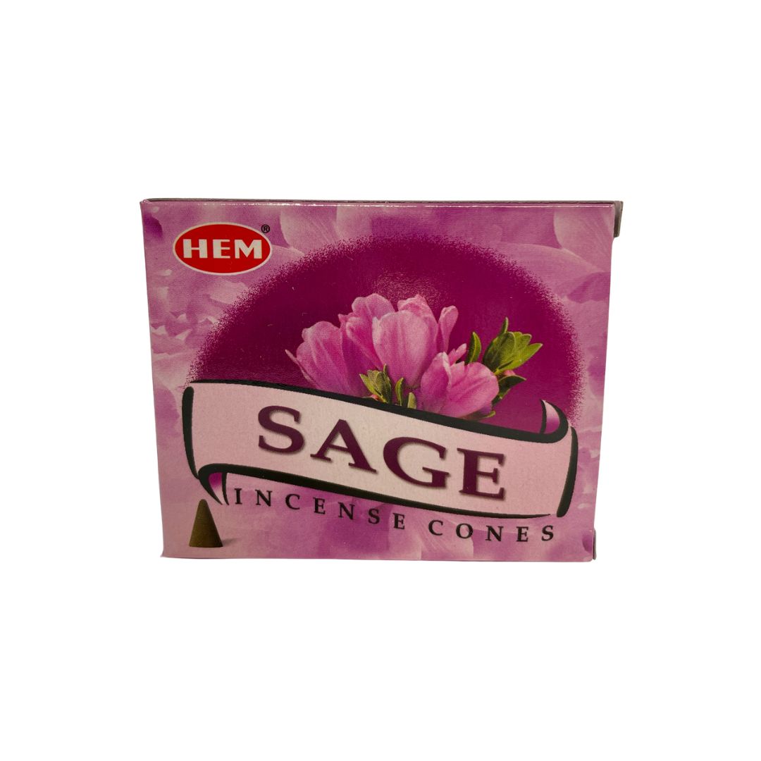HEM Sage Incense Cone- Crystal Dreams