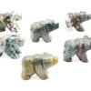 Moss Agate Bear - Crystal Dreams